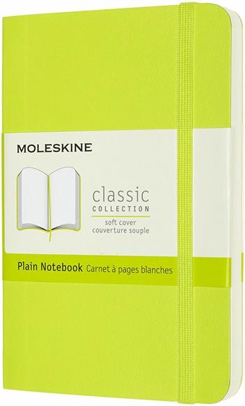 Taccuino Moleskine a pagine bianche Pocket copertina morbida Lemon. Verde  Moleskine 2020 | Libraccio.it