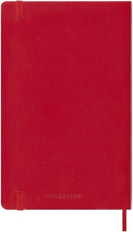 Agenda Moleskine giornaliera 2024, 12 mesi, Large, copertina morbida, Rosso  scarlatto - 13 x 21 cm Moleskine 2023