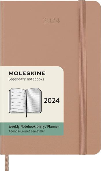Agenda Moleskine settimanale 2024, 12 mesi, Pocket, copertina rigida, Marrone - 9 x 14 cm  Moleskine 2023 | Libraccio.it