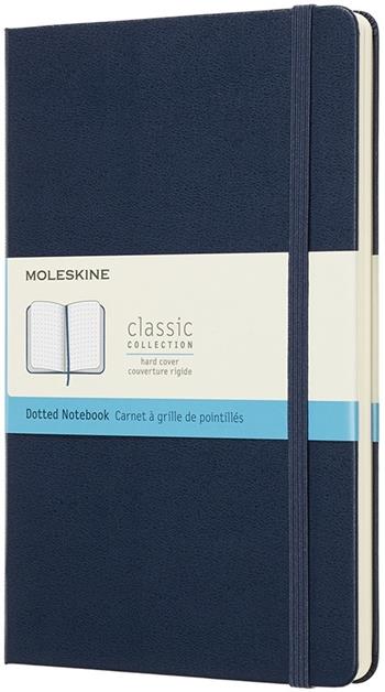 Taccuino Moleskine large puntinato copertina rigida blu. Sapphire Blue  Moleskine 2018 | Libraccio.it