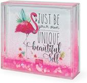 Portafoto con Glitter Legami, Glitter Photo Frame Small - Flamingo