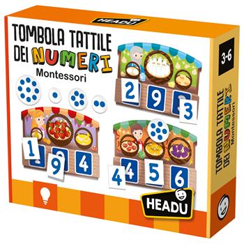 Tombola Tattile dei Numeri Montessori  Headu 2018 | Libraccio.it