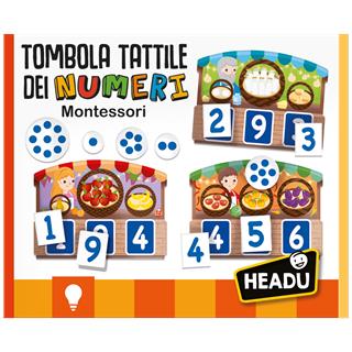 Tombola Tattile dei Numeri Montessori  Headu 2018 | Libraccio.it