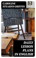   Daily Lesson Plans in English
