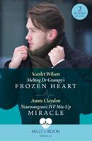   Melting Dr Grumpy's Frozen Heart / Neurosurgeon's Ivf Mix-Up Miracle (Mills & Boon Medical)