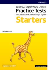 Cambridge english qualifications young learners. Practice Tests Pre A1 Starters. Pack. Con espansione online