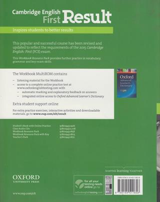 First result. Workbook. Without key. Con CD-ROM. Con espansione online  - Libro Oxford University Press 2014 | Libraccio.it