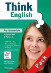 Think English. Pre-intermediate. Entry book-Student's book-Workbook-My digital book. Con espansione online. Con CD-ROM