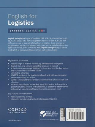 Express english for logistics. Student's book. Con Multi-ROM  - Libro Oxford University Press 2009 | Libraccio.it
