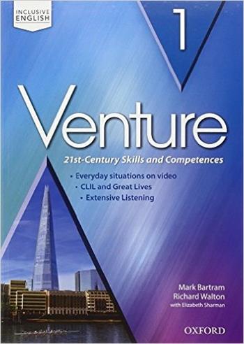 Venture: standard. Student book-Workbook. Con CD Audio. Con espansione online. Vol. 1  - Libro Oxford University Press 2015 | Libraccio.it