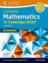 Complete mathematics extended for Cambridge IGCSE. Student's book. Con espansione online