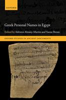   Greek Personal Names in Egypt