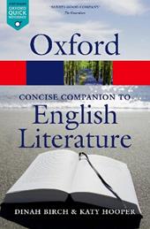 Concise Oxford companion to english literature