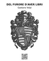   Del furore d'aver libri