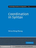   Coordination in Syntax
