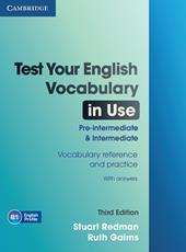 Test your english vocabulary in use. Pre-intermediate-Intermediate. Coon espansione online.