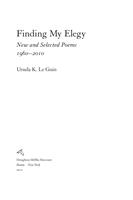   Finding My Elegy