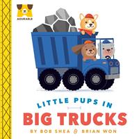   Adurable: Little Pups in Big Trucks