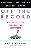   Off the Record