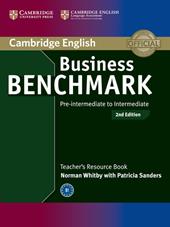 Business Benchmark. Pre-internediate-Intermediate. BEC and BULATS Teacher's Resource Book
