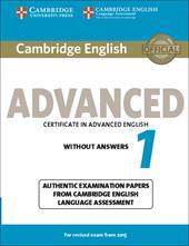 Cambridge English Advanced. For updated exams. Student's book without answers. For revised exam from 2015. Con e-book. Con espansione online. Vol. 1