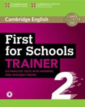 First for schools trainer 2. Student's book with answers, Teachers notes.