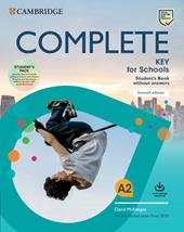 Complete key for schools. For the revised exam from 2020. Student’s book without answers and Workbook without answers. Con espansione online. Con File audio per il download