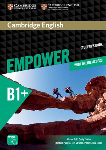 Cambridge English Empower. Intermediate B1+. Student's book with online workbook, academic skills & Reading plus. Con espansione online - Adrian Doff, Craig Thaine, Herbert Puchta - Libro Cambridge 2020 | Libraccio.it