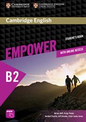 Cambridge English Empower. Upper intermediate. Student's book with online access, academic skills and Reading plus.