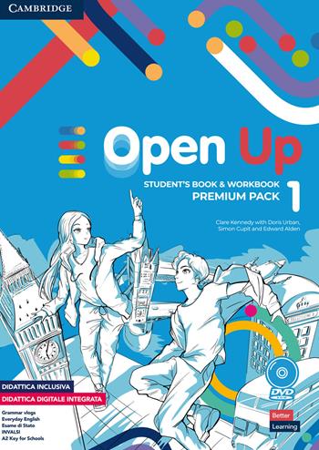 Open up. Level 1. Premium pack. Student's book-Workbook. Con e-book. Con espansione online. Con DVD-ROM. Vol. 1 - Clare Kennedy, Doris Urban, Simon Cupit - Libro Cambridge 2021 | Libraccio.it