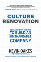   Culture Renovation: 18 Leadership Actions to Build an Unshakeable Company
