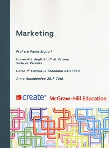 Marketing  - Libro McGraw-Hill Education 2017, Create | Libraccio.it