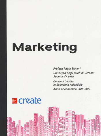 Marketing  - Libro McGraw-Hill Education 2018, Create | Libraccio.it