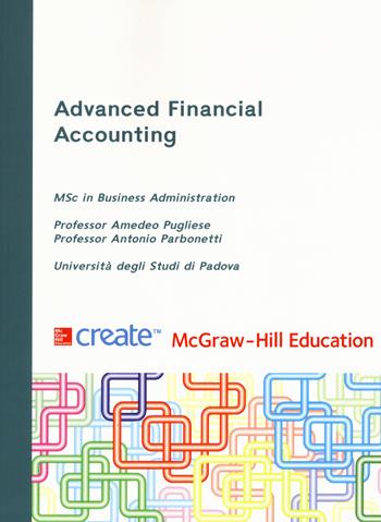 Advanced financial accounting  - Libro McGraw-Hill Education 2017, Create | Libraccio.it