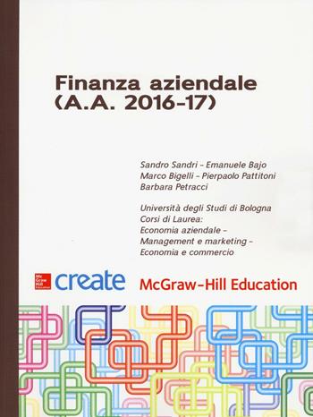 Finanza aziendale (A. A. 2016-17)  - Libro McGraw-Hill Education 2016, Create | Libraccio.it