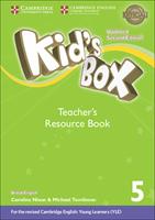 Kid's box. Level 5. Teacher's resource book. British English. Con File audio per il download - Kate Cory-Wright, Caroline Nixon, Michael Tomlinson - Libro Cambridge 2017 | Libraccio.it
