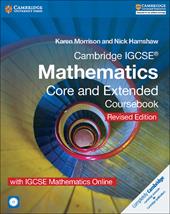Cambridge IGCSE mathematics. Core and extended Coursebook. Revised edition. Con e-book. Con espansione online. Con CD-ROM