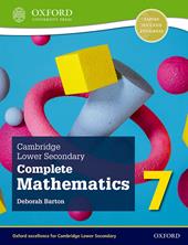 Cambridge lower secondary complete mathematics. Student's book. Con espansione online. Vol. 7