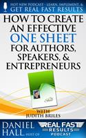   How to Create an Effective One Sheet for Authors, Speakers, and Entrepreneurs
