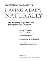   Mothering Magazine's Having a Baby, Naturally