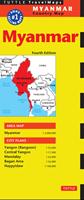   Myanmar Travel Map Fourth Edition