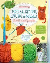 Piccolo kit per lavoro a maglia. Con gadget