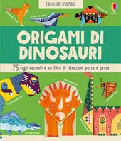 Origami di dinosauri 75 fogli decorati e un libro di istruzioni passo passo