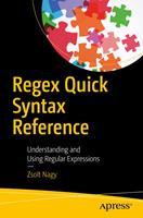   Regex Quick Syntax Reference