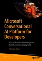   Microsoft Conversational AI Platform for Developers