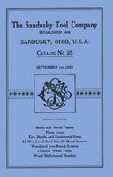 Sandusky Tool Co. 1925 Catalog
