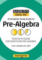   Barron's Math 360: A Complete Study Guide to Pre-Algebra with Online Practice