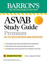  ASVAB Study Guide Premium: 6 Practice Tests + Comprehensive Review + Online Practice