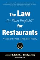   The Law (in Plain English) for Restaurants