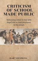   Criticism of School Made Public